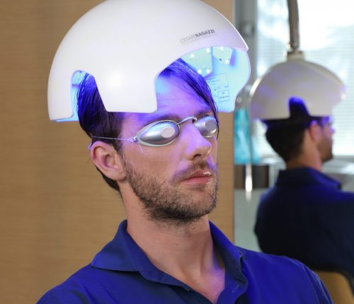 Casco led per capelli