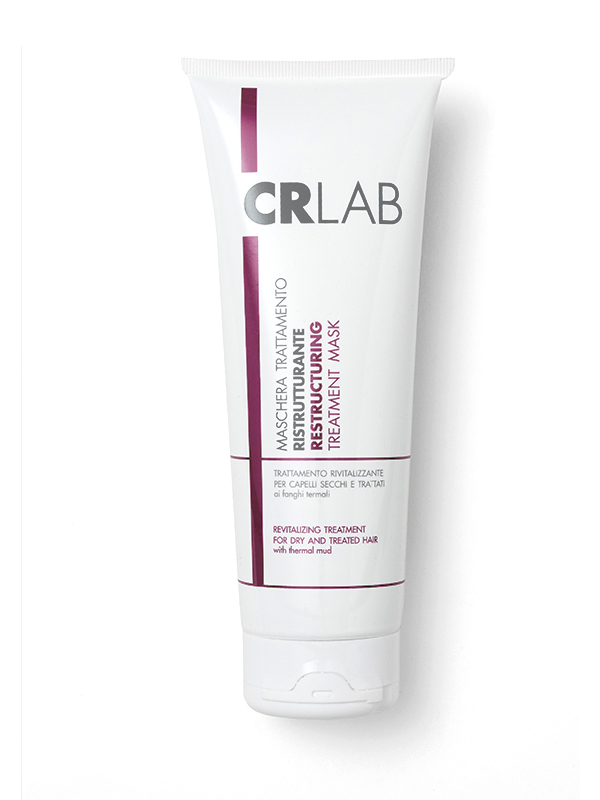 Maschera ai Fanghi termali ristrutturante capelli CRLAB