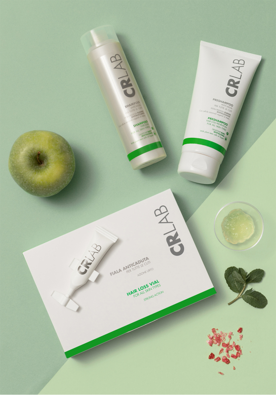 The Hair Loss Green Line kit in question is composed as follows: